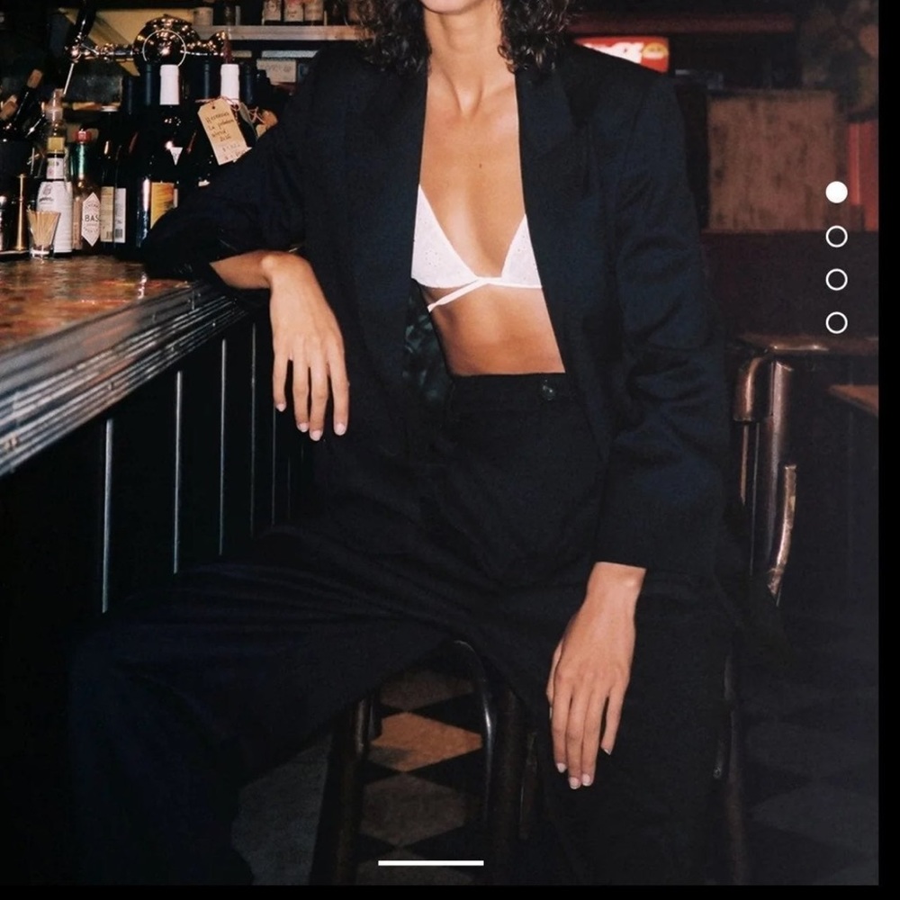 ZARA FULL LENGTH PANTS BLACK